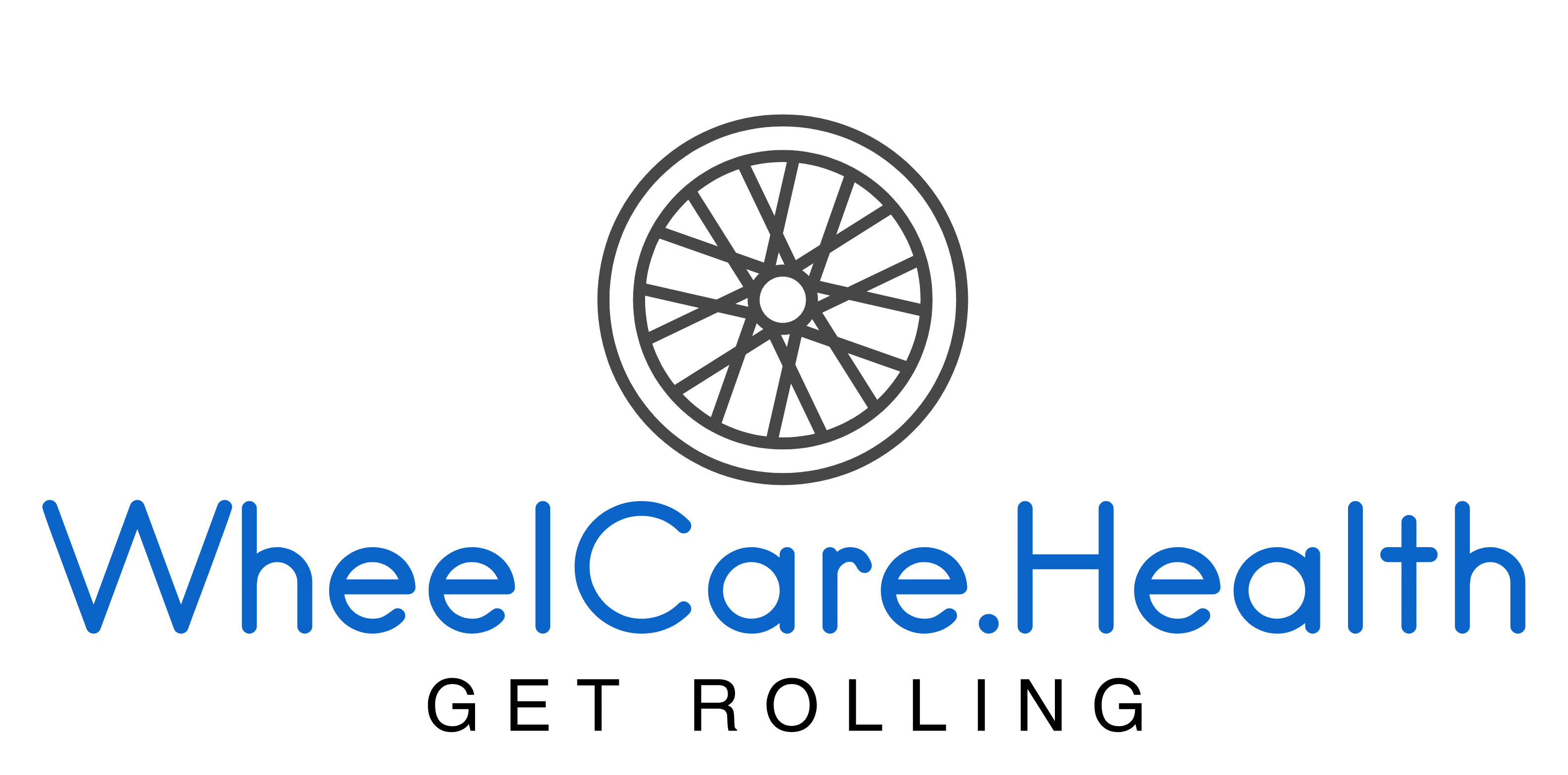 WheelCare Health logo with wheel icon and tag line