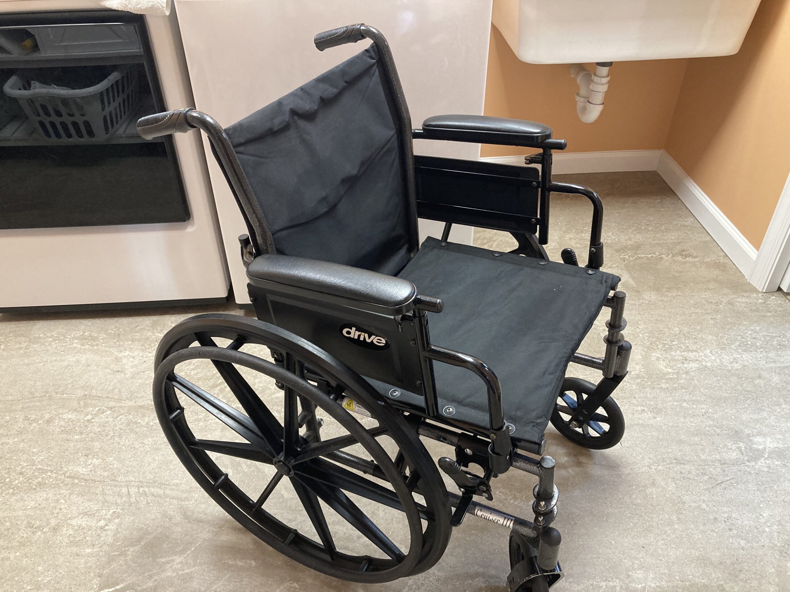 Black Drive brand wheelchair