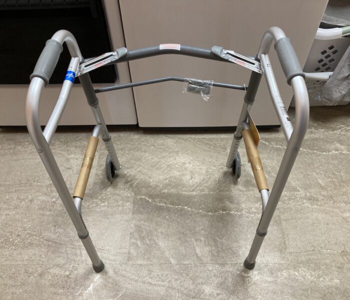 Medline 2-wheel walker with adjustable height