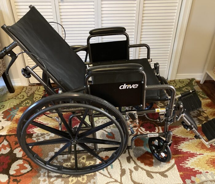 Reclining Drive Silver Sport wheelchair