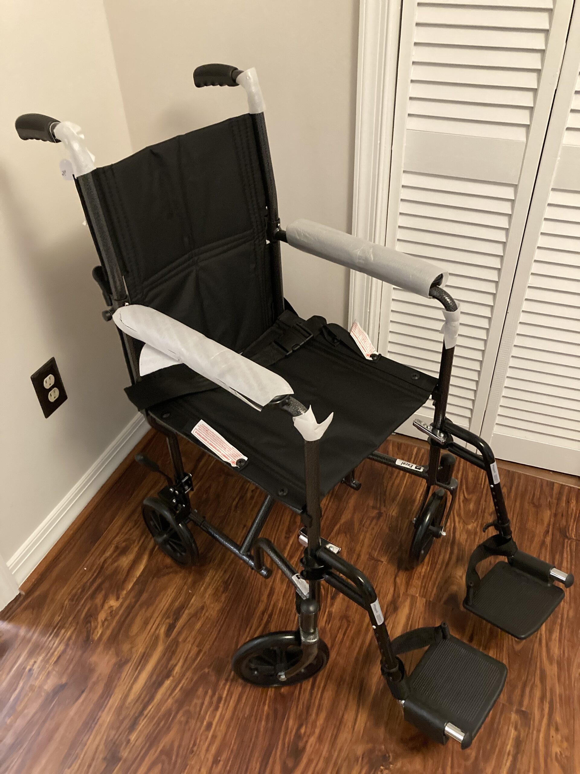 For Sale: Unused Medline Steel Transport Chair